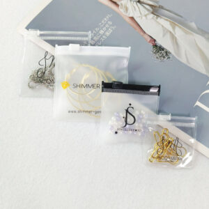 Custom Plastic Jewelry Packaging Transparent Small Pvc Pouch Clear Cosmetic Bags With Zippers